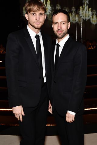 Christopher De Vos & Peter Pilotto At The British Fashion Awards 2014