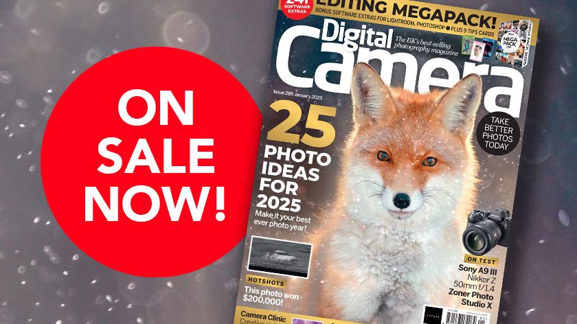 Digital Camera Issue 289 on sale now - showing front cover of the magazine