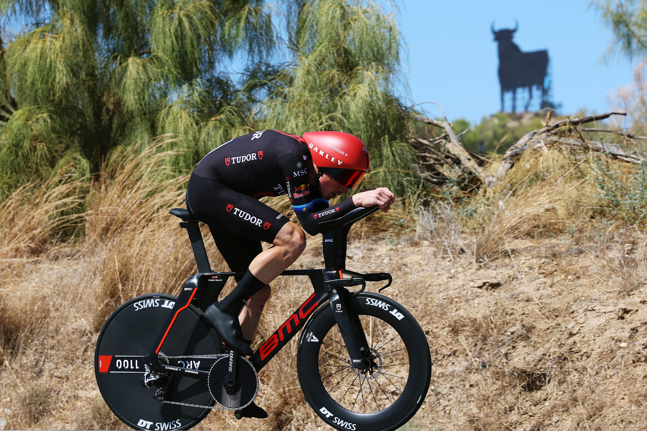 JEREZ DE LA FRONTERA, SPAIN - SEPTEMBER 10: Stefan Kung of Switzerland and Team Tudor Pro Cycling competes during the La Vuelta - 81st Tour of Spain 2026, Stage 18 a 32.1km individual time trial stage from El Puerto de Santa Maria to Jerez de la Frontera / #UCIWT / on September 10, 2026 in Jerez de la Frontera, Spain. (Photo by Alexander Hassenstein/Getty Images)