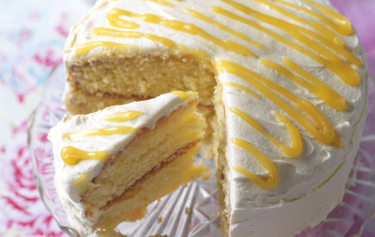 lemon curd cake