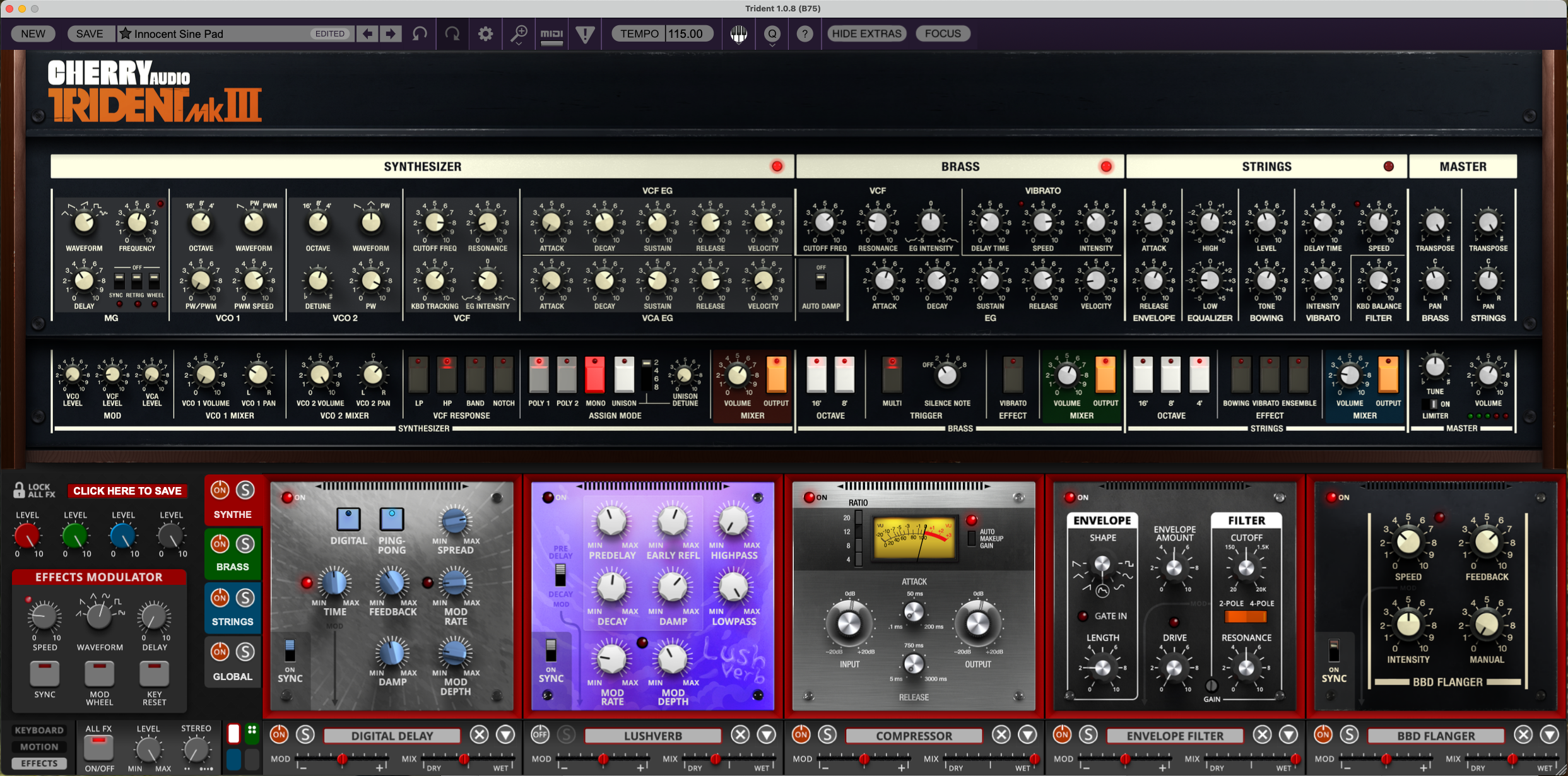 Cherry Audio Trident mkIII