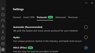 Protokoll i Hotspot Shield VPN