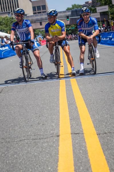 Robert Forster (UnitedHealthcare) starts the day with the fellow omnium leaders jersey.