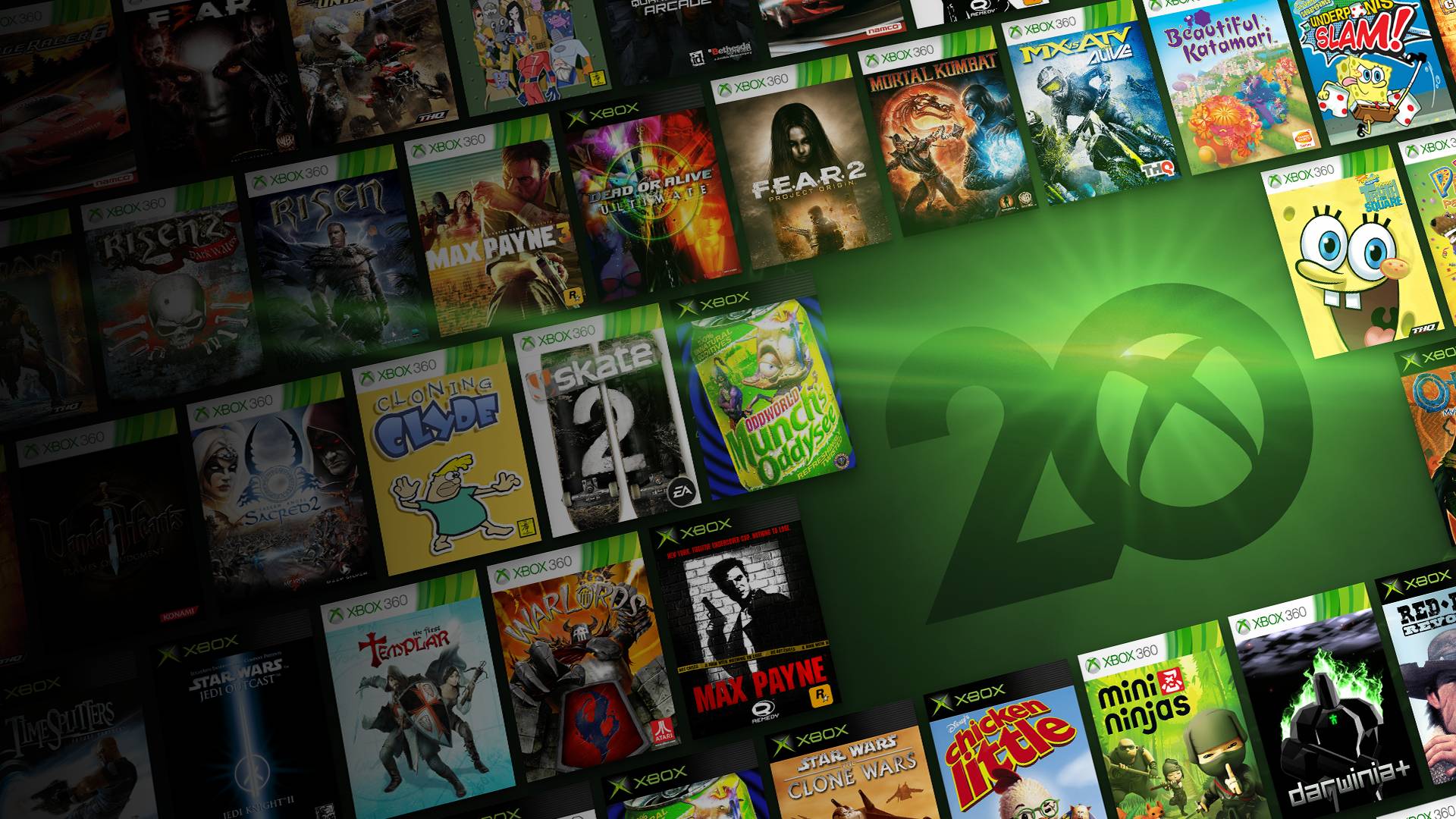 Xbox 20th anniversary backward compatible games