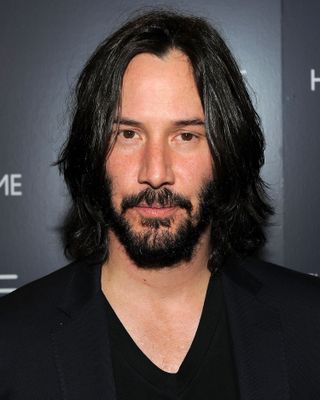 Keanu Reeves's Choppy 'Stache and Beard