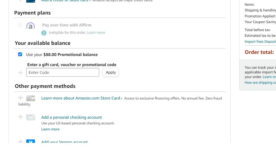 How to use the code at checkout