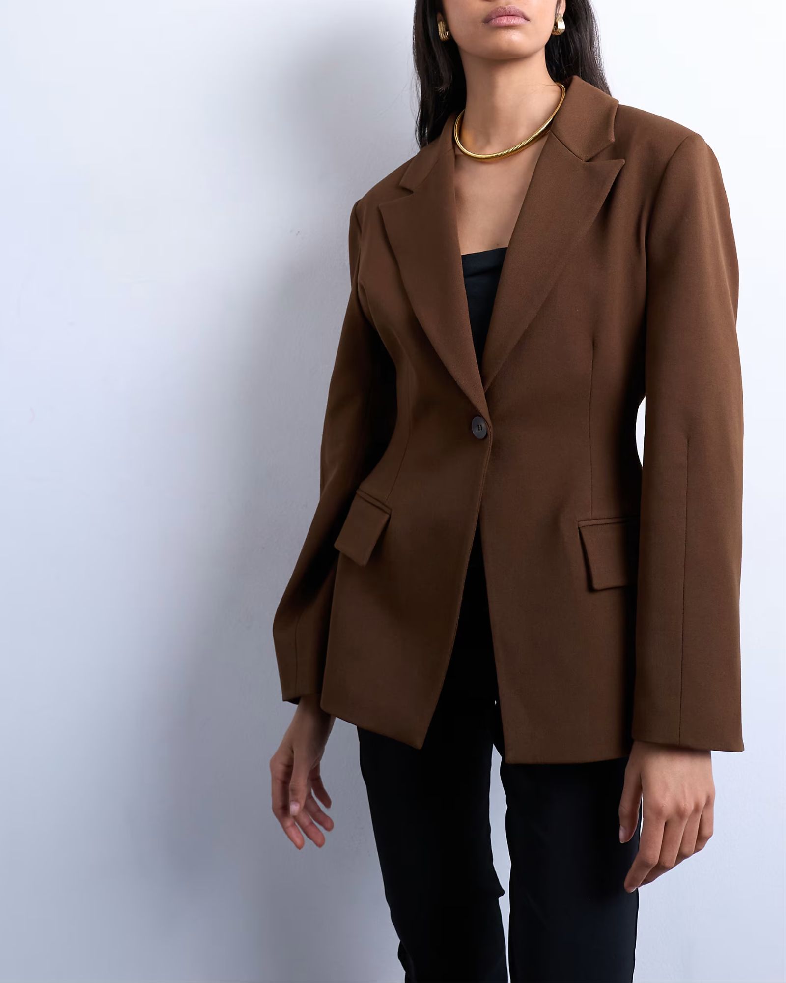 Topshop cinched blazer