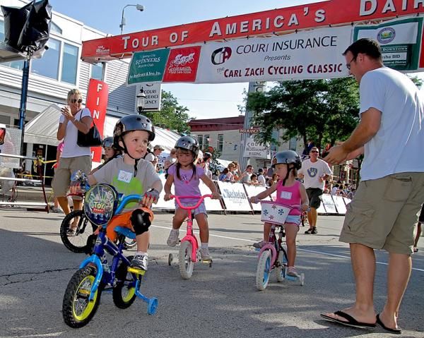 The kids had their own race in Waukesha.