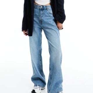 H&M wide leg jeans 
