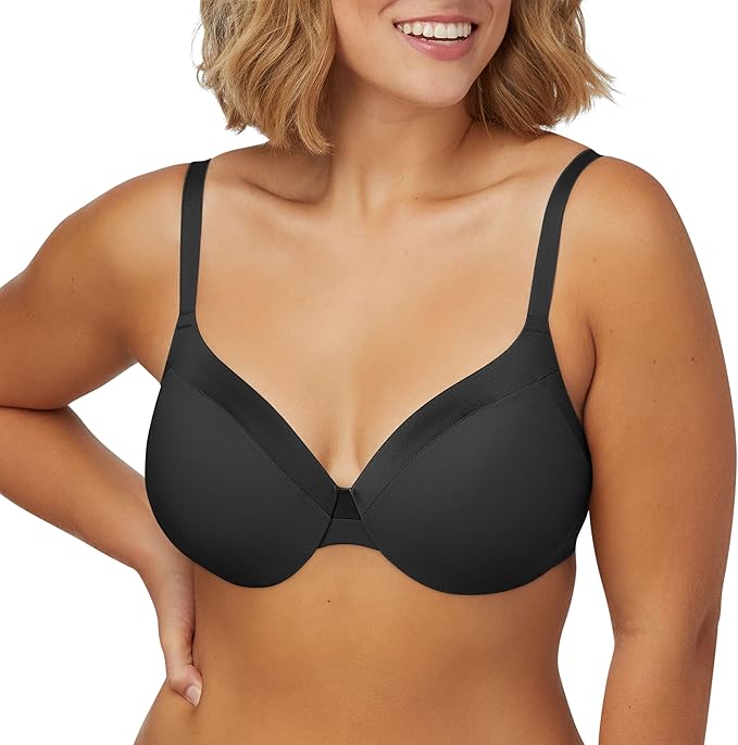 Maidenform, Maidenform Womens Comfort Devotion - Extra Coverage Bra, Black,38c