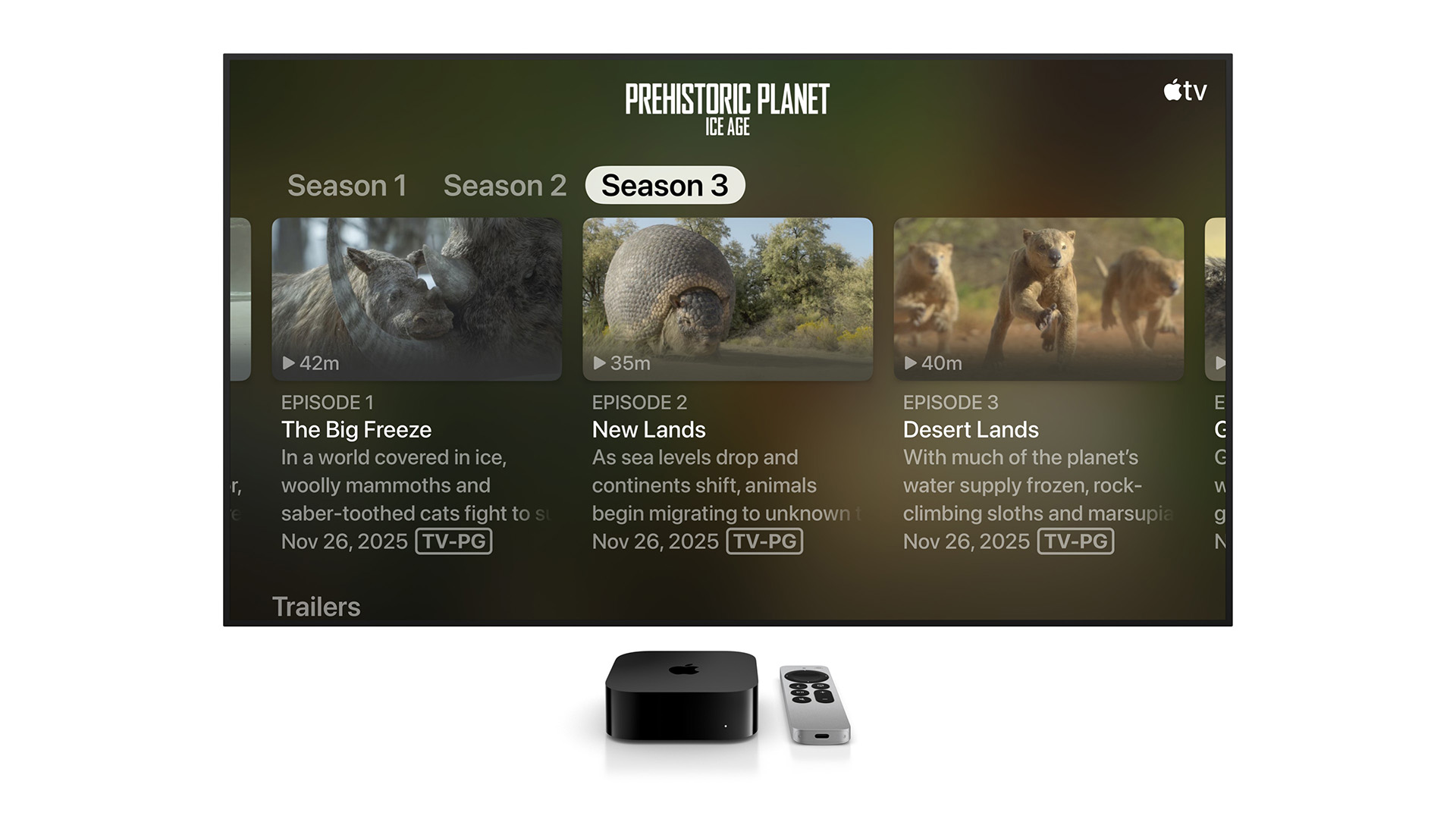 Apple TV 4K with new larger text settings