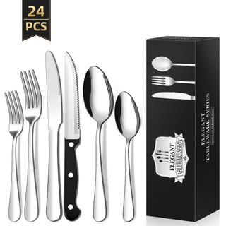 TINANA Stainless Steel Flatware Set