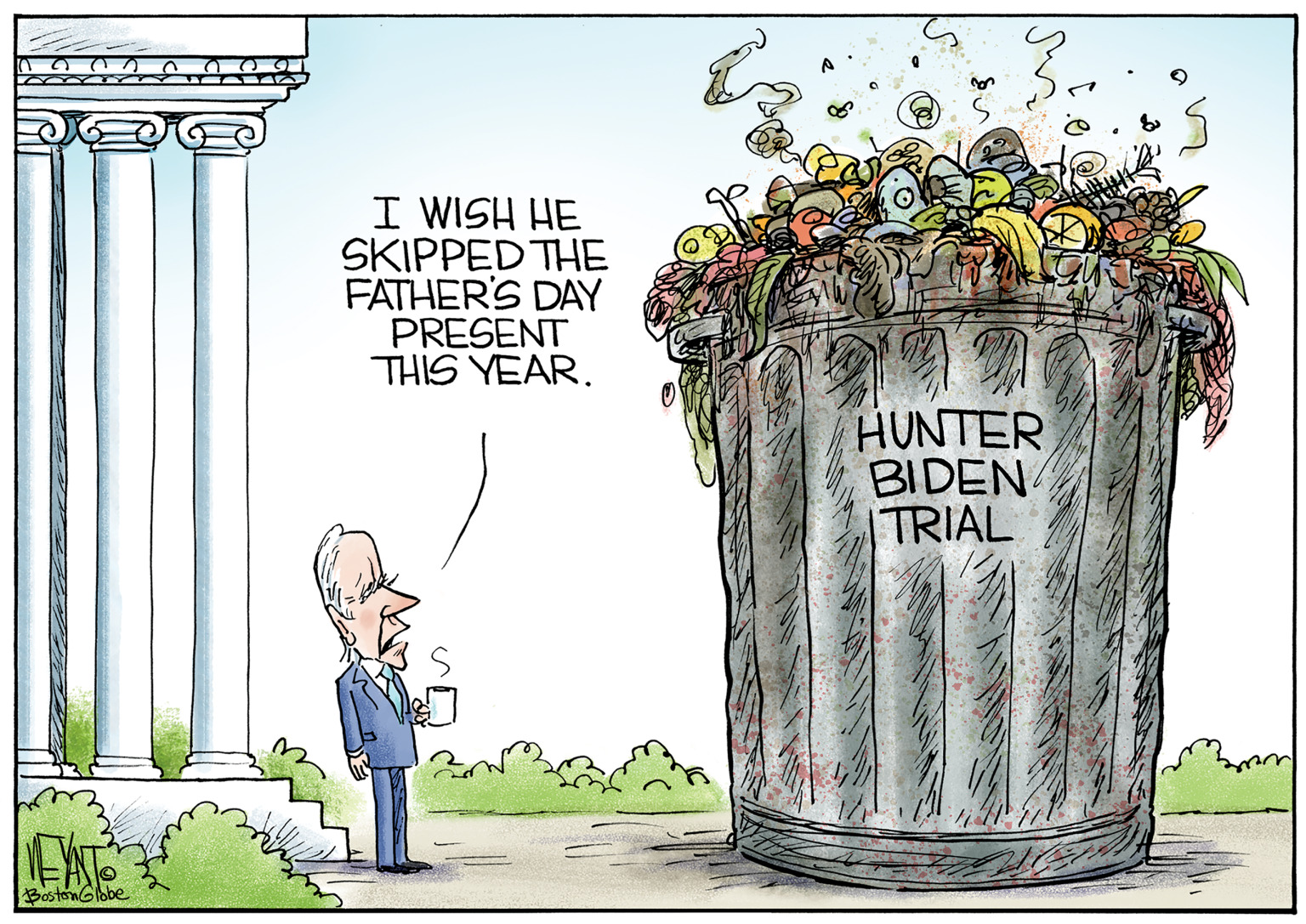 Political cartoon