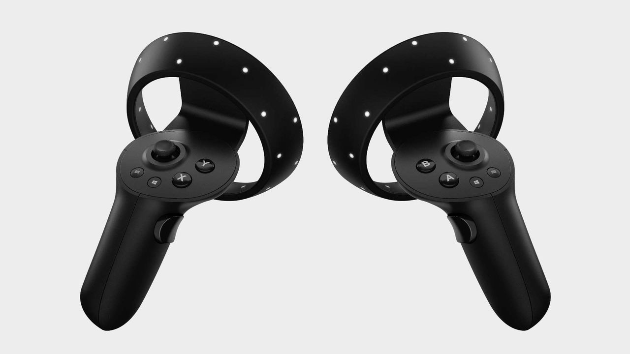The HP Reverb G2 VR controllers