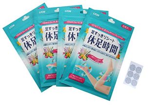 Lion Foot Patch Relieve Tired Resting Time Neat Foot 6pcs X 4set = 24pcs