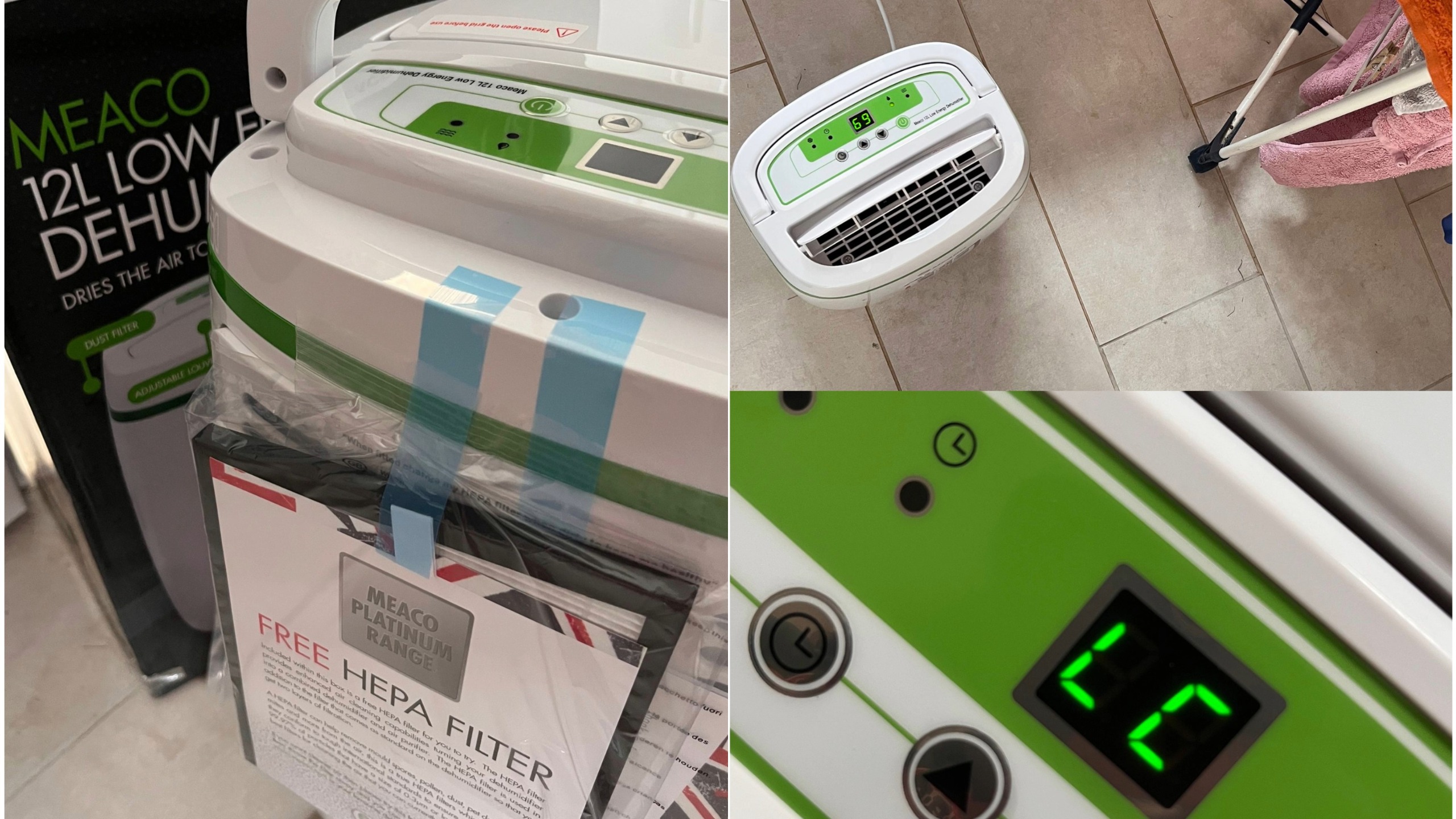 meaco low energy platinum dehumidifier
