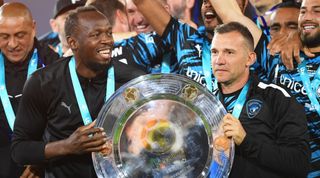 Soccer Aid 2022 Shevchenko Bolt