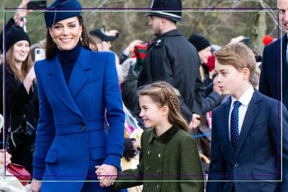 Kate Middleton, Princess Charlotte and Prince George at Christmas Sandringham 2023