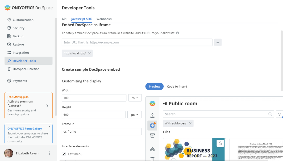 ONLYOFFICE DocSpace 2.0