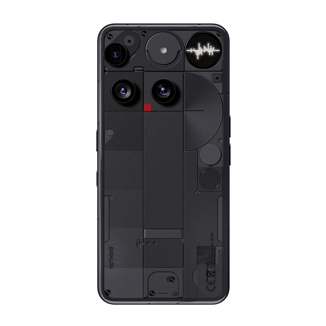 An official product render of the black Nothing Phone 3