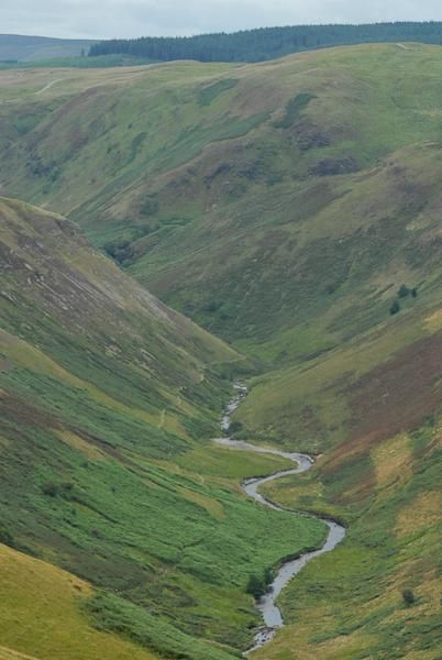 A beautiful valley along the linking section of day 5 at the TransWales.