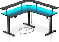 Rolanstar  L shaped electric standing desk
