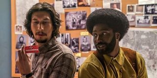 ADam Driver and John David Washington in BlacKkKlansman