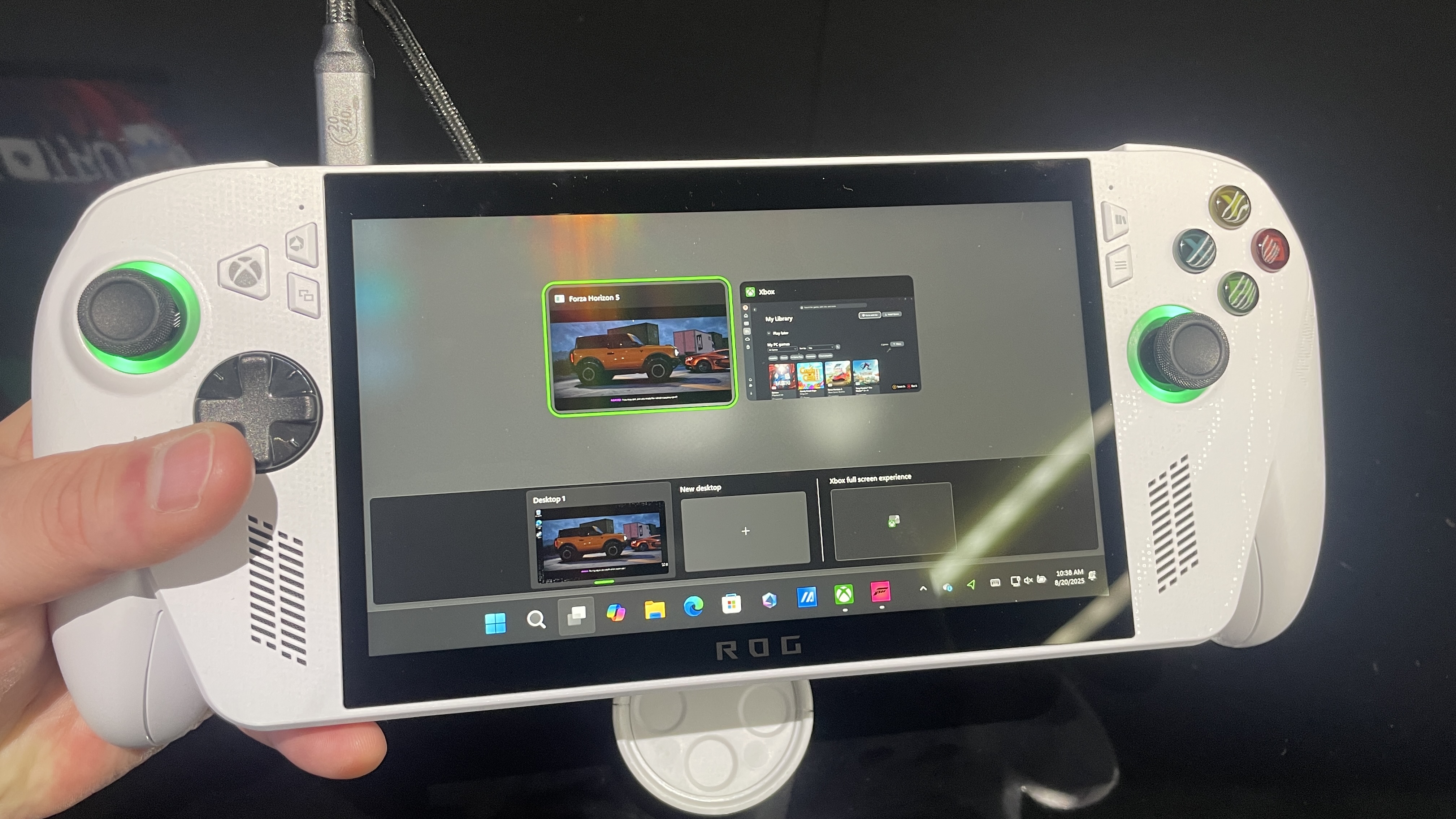 Hands-on with an ROG Xbox Ally handheld gaming PC