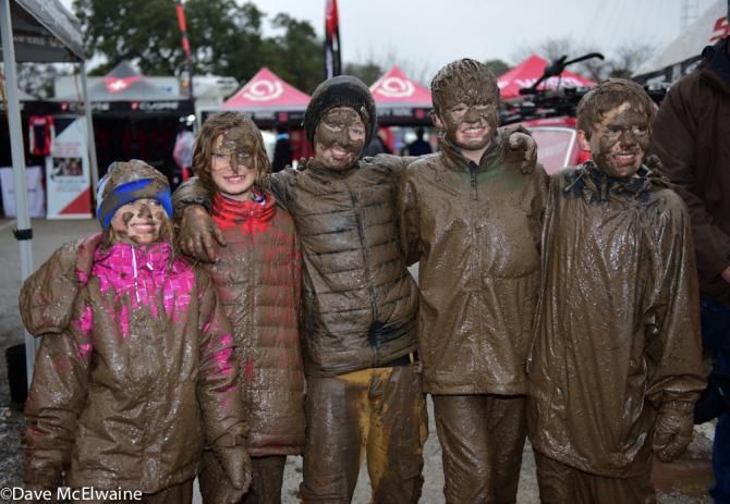 There was plenty of mud at Zilker Park.