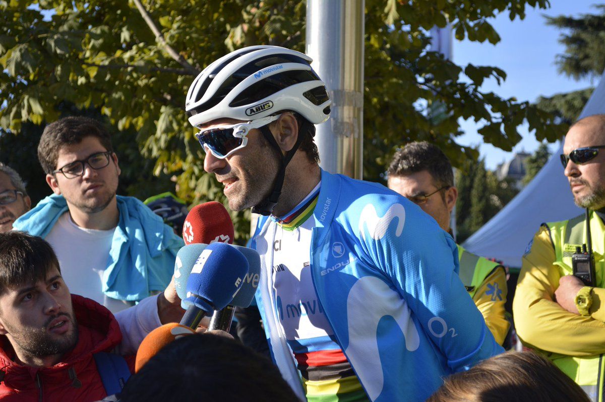 Valverde speaks to the media