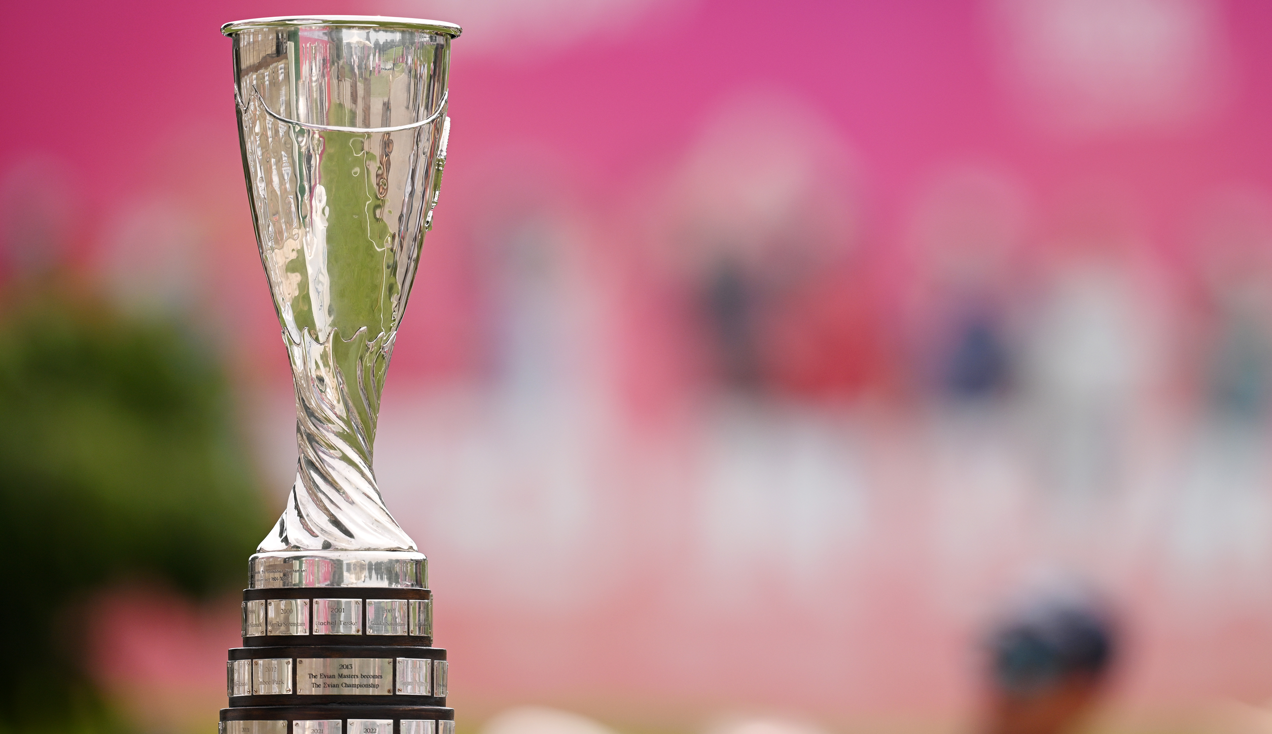 The Amundi Evian Championship trophy