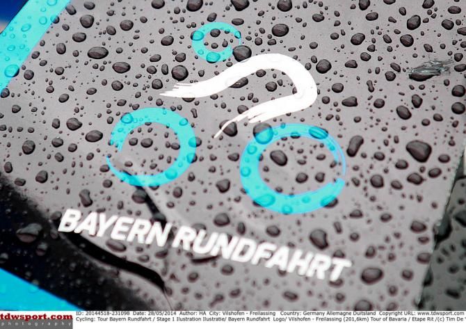 2014 Bayern Rundfahrt started in the rain