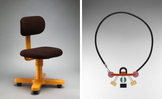 Office chair (left) and Euphoria necklace (right)