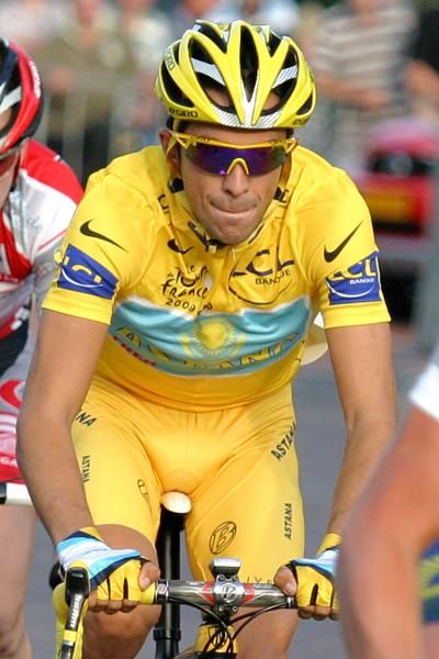 It's definitely easier than Ventoux but Alberto Contador still kept a watchful eye over the race.