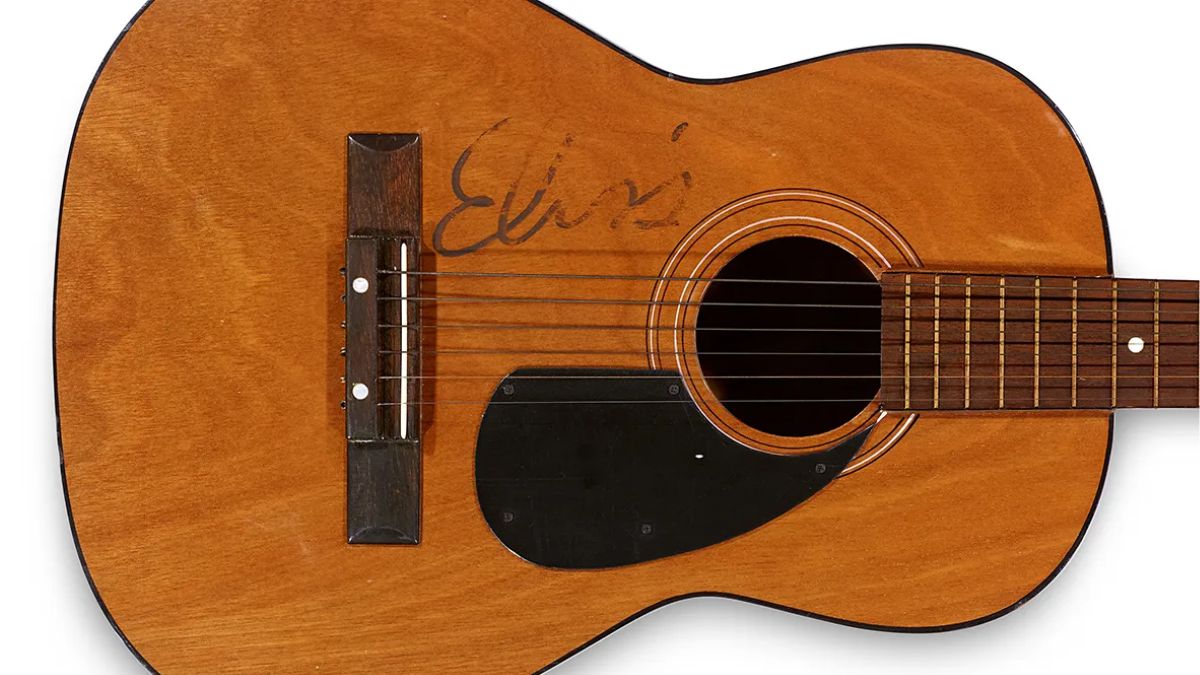 M.S Rau Elvis and Bob Dylan guitars