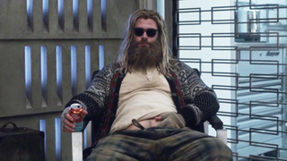 Chris Hemsworth as Bro Thor in Avengers: Endgame