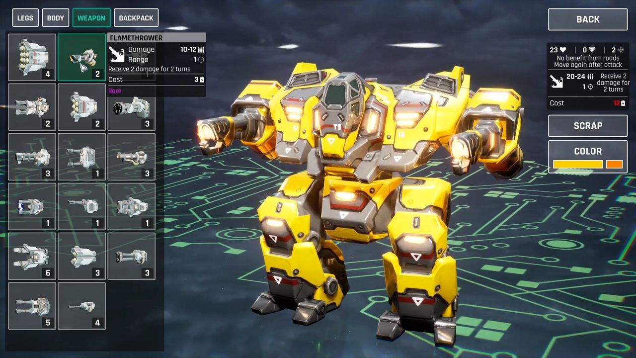 An image of mechs fighting giant monsters from game Mech Armada