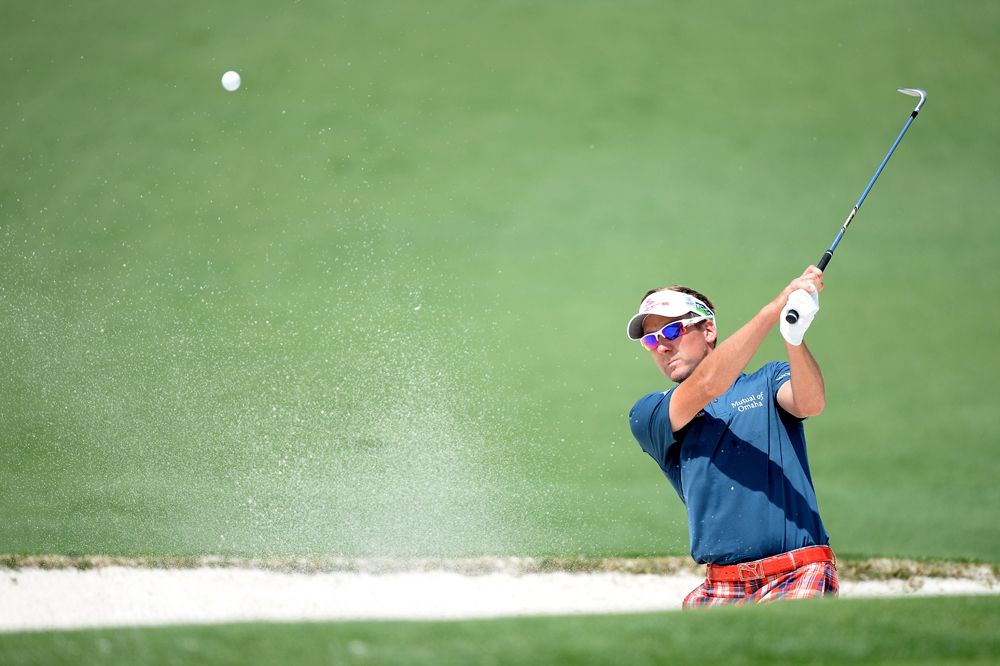 Ian Poulter at The Masters.