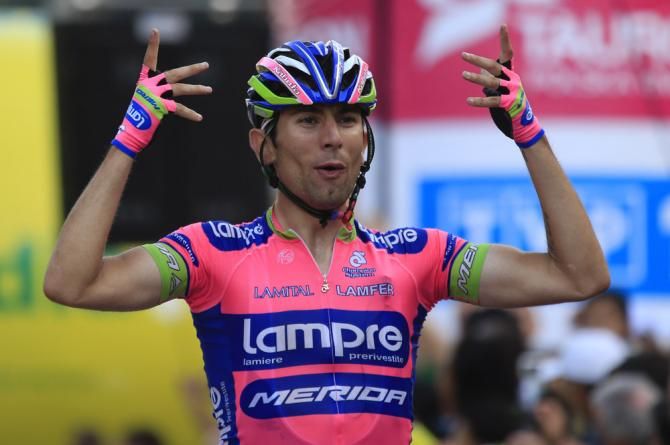 Diego Ulissi (Lampre-Merida) won the opening stage at the 2013 Tour of Poland