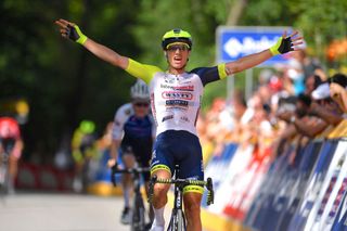 Quinten Hermans won a stage of the Baloise Belgium Tour this month