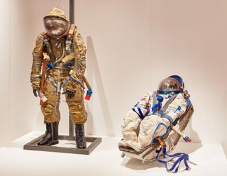 Astronaut suits at museum