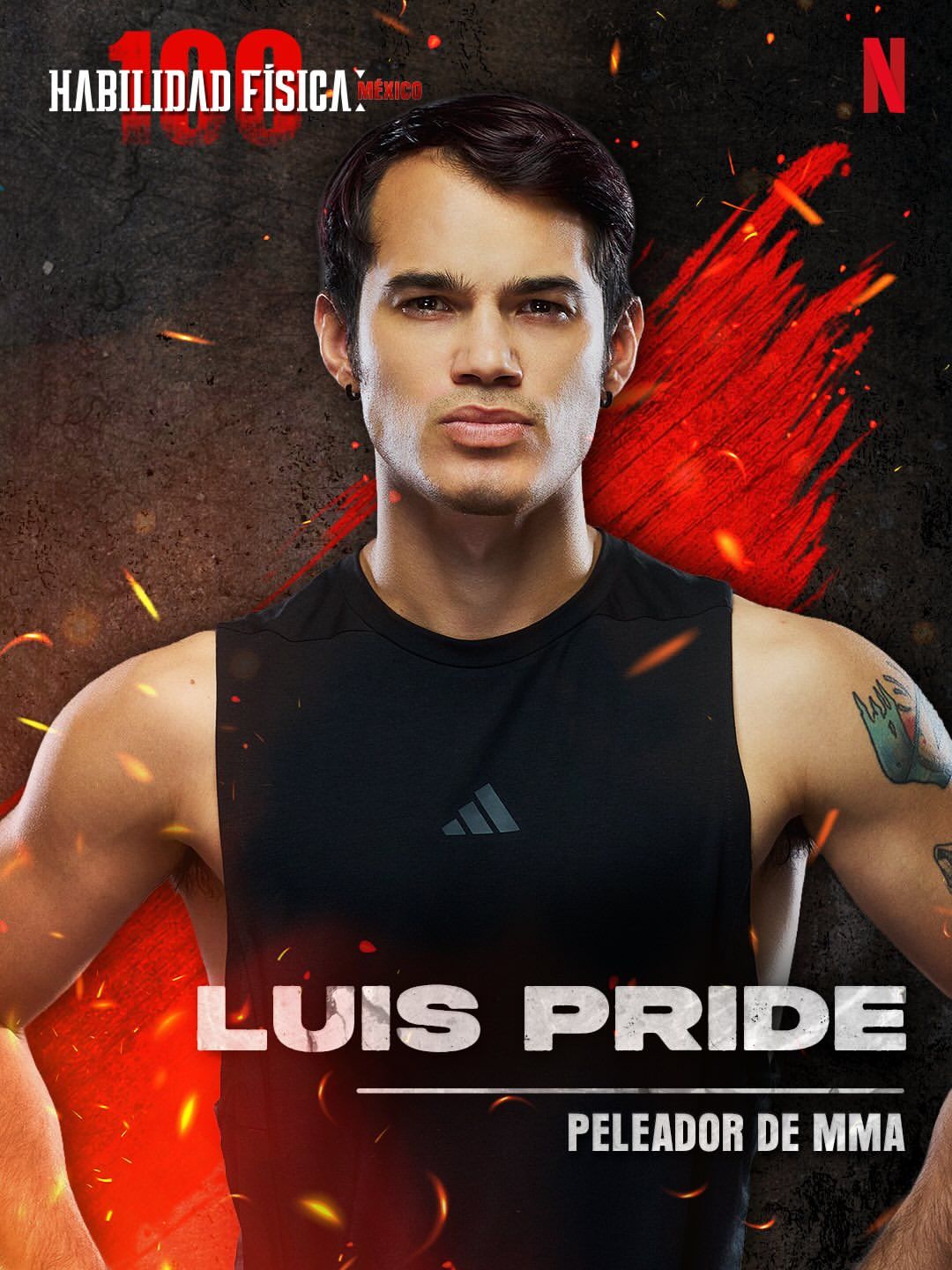 Contestant Luis Pride on Netflix's 'Physical 100: Mexico'