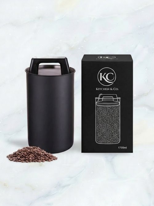 Airtight Coffee Canister With Vacuum Lid