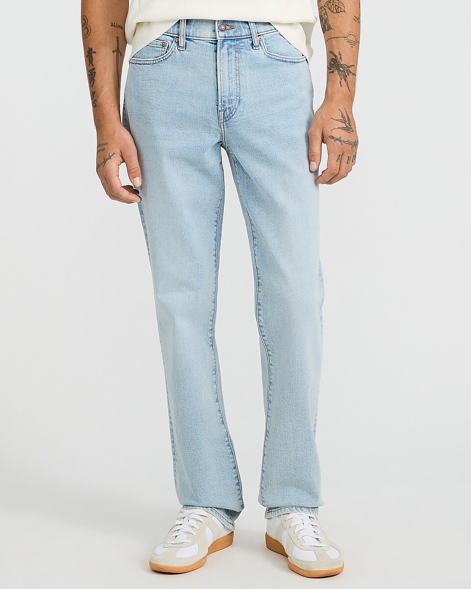 Straight Light Wash Jeans