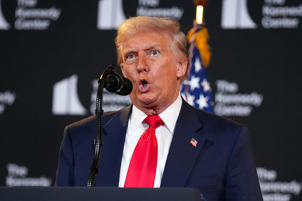 President Donald Trump mocks Federal Reserve Chair Jerome Powell