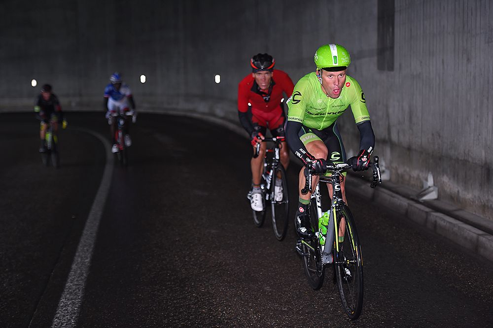 Kristijan Koren through a tunnel