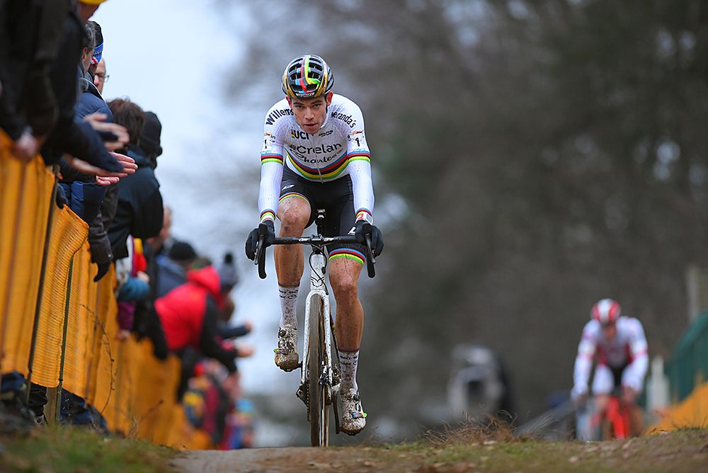 World champion Wout Van Aert in Heusden-Zolder