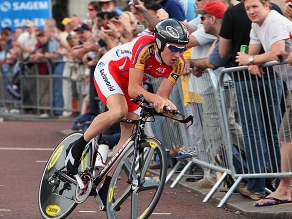 Welshman Geraint Thomas looks comfortable in his 1st Tour de France.