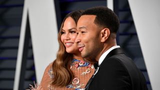 beverly hills, ca february 24 chrissy teigen l and john legend attend the 2019 vanity fair oscar party hosted by radhika jones at wallis annenberg center for the performing arts on february 24, 2019 in beverly hills, california photo by dia dipasupilgetty images