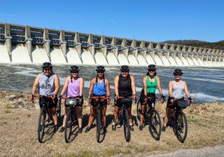 The 2022 all-women crew for the Remember the Removal Ride